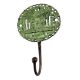 Antique Green Beautifull The Taj Mahal Wall Brass Decorative Hook